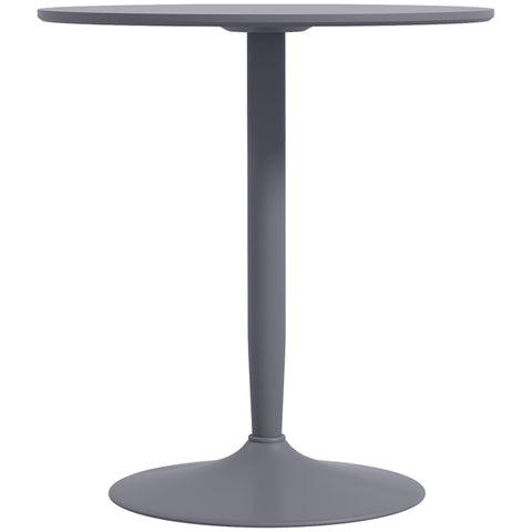 Rootz Round Dining Table - Dining Room Table - Kitchen Table - Steel Frame - Space Saving Design - 70 x 70 x 75 cm
