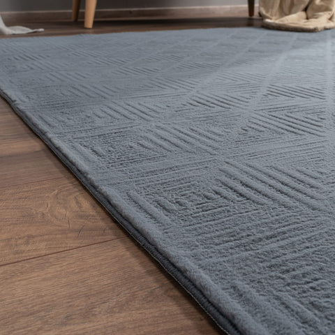 Soft Short Pile Rug – Durable & Stylish – Geometric & Diamond Patterns – Easy Care