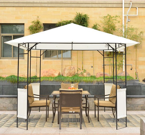 Rootz Garden Pavilion Tent - Party Tent - Marquee Gazebo - Weather-Resistant - 300 x 300 x 260cm