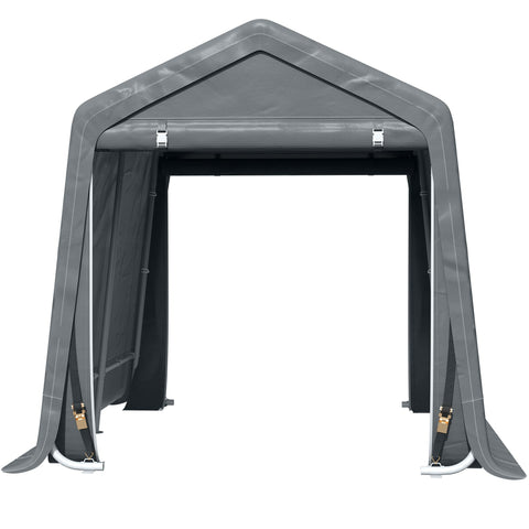 Rootz Garden House Bearing Tent - Storage Shed - Bicycle Shelter - Weatherproof Protection - 280 x 240 x 240 cm