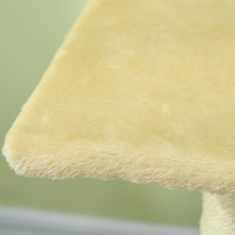 Rootz Scratch Tree - Cat Tower - Climbing Post - Plush Bales - 40cm x 35cm x 72cm - Protects Furniture