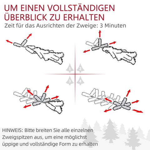Rootz 2 Piece 90cm Christmas Tree Set - LED Lights - Artificial Snow - Red Berries and Pine Cones - Battery Operated - 55cm x 90cm