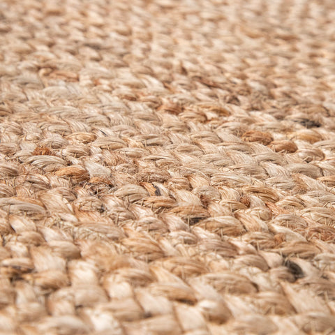 Flatweave Jute Rug – Natural Fabric – Durable, Boho Design, Easy Care