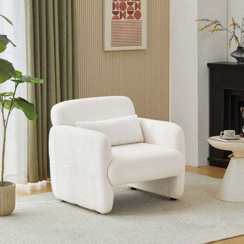 Rootz Leisure Chair - Armchair - Relaxing Chair - Ergonomic Comfort - Storage Space - 87cm x 88cm x 77cm