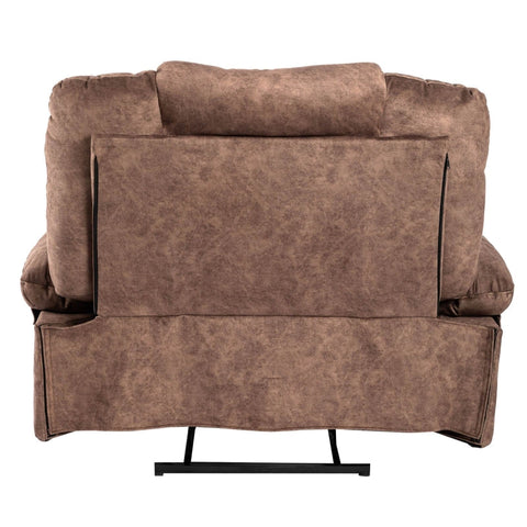 Rootz Extra Wide Massage Recliner - Relaxation Chair - Comfort Seating - 8-Point Massage & Heating - 115L x 68W x 105H cm