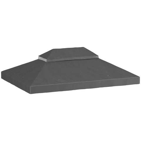 Rootz Gazebo Replacement Roof - Canopy Cover - Sunshade - UPF30+ Protection - 400cm x 300cm