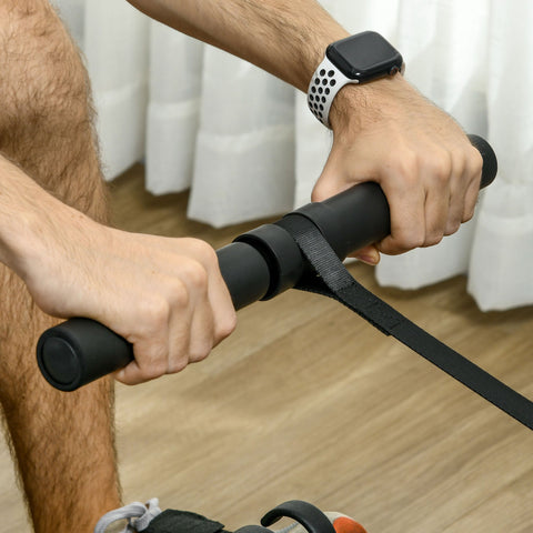 Rootz Water Rudder Home Trainer - Exercise Bike - Fitness Equipment - 6 Resistance Levels - LCD Display - 185cm x 47cm x 53cm