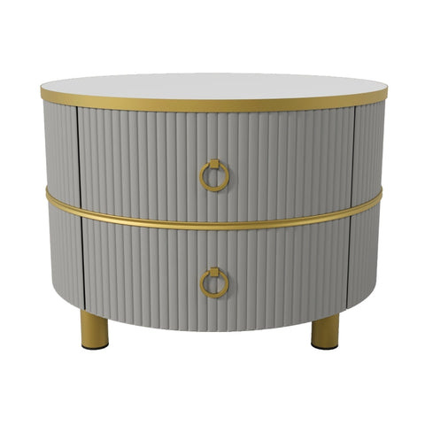 Rootz 2-in-1 Coffee Table Set - Modern Furniture - Elegant Tables - Ample Storage Space - 70 x 70 x 45 cm & 50 x 50 x 40 cm