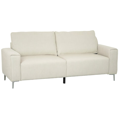 Rootz Modern 3-Seater Sofa - Soft Couch - Upholstered Sofa - Luxuriously Comfortable - 193cm x 77cm x 80cm