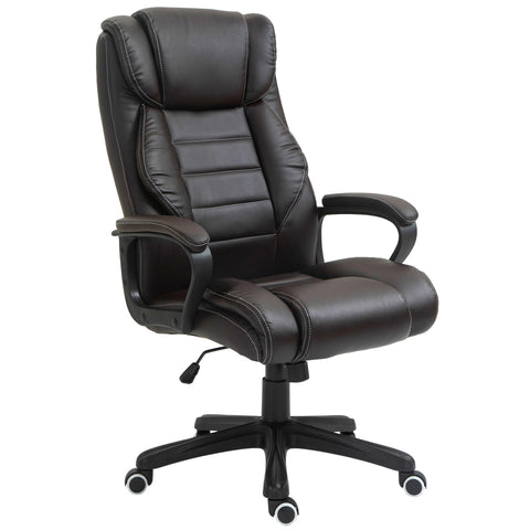 Rootz Executive Chair with Massage - Ergonomic Office Chair - Swivel Desk Chair - Maximum Comfort - 64W x 74D x 112-120H cm