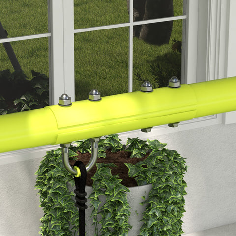 Rootz 3 in 1 Children's Swing - Kids Playground Set - Garden Swing - 3 Swings - Supports 5 Kids - 283x156x180cm