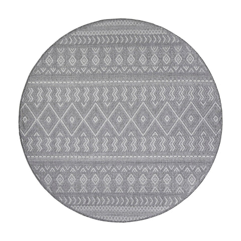 Flat-Weave Rug – Scandinavian Style – Soft & Durable – Geometric Pattern – Indoor/Outdoor Use