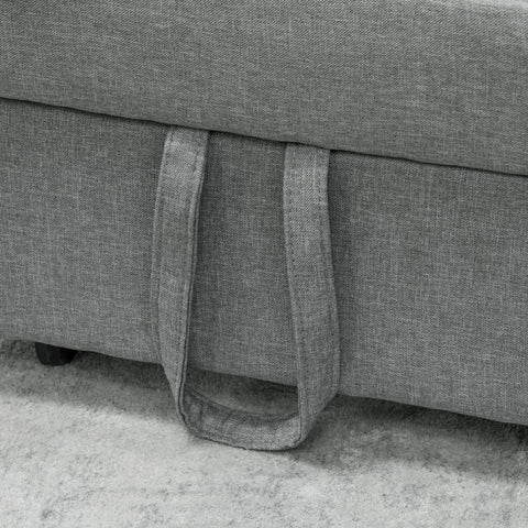 Rootz 3-in-1 Folding Chair - Guest Bed - Recliner Chair - Adjustable Backrest - Foam Padding - 65.5L x 104W x 81H cm