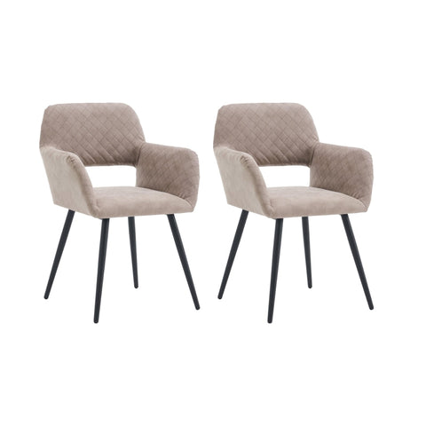 Rootz 2 Piece Makeup Chair Set - Beauty Chair - Ergonomic Seating - Faux Leather Comfort - 58cm x 56cm x 80cm