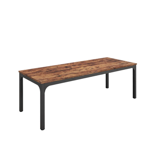 Rootz Dining Table - Rectangular Table - Versatile Dining Desk - Ample Legroom - 200 cm Width x 70 cm Depth x 75 cm Height