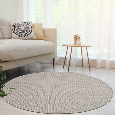 Flat-Weave Rug – Scandinavian Style – Boho Chic – Indoor & Outdoor – Durable Polypropylene