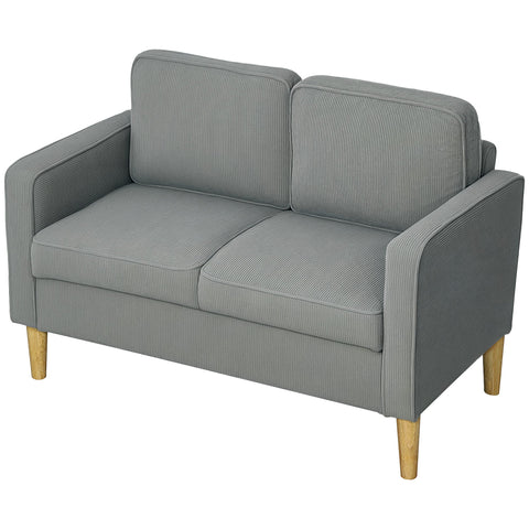 Rootz Two Seater Storage Sofa - Mini Couch - Compact Sofa - Space-Saving Design - 117cm x 63cm x 79cm