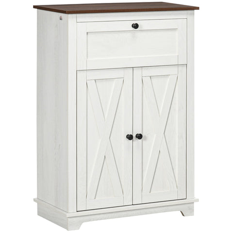 Rootz Storage Cabinet Buffet - Sideboard - Credenza - Adjustable Shelves - 60W x 30D x 87.5H cm