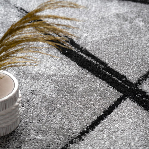 Contemporary Designer Rug – Soft & Durable – Cozy Mottled Abstract Pattern