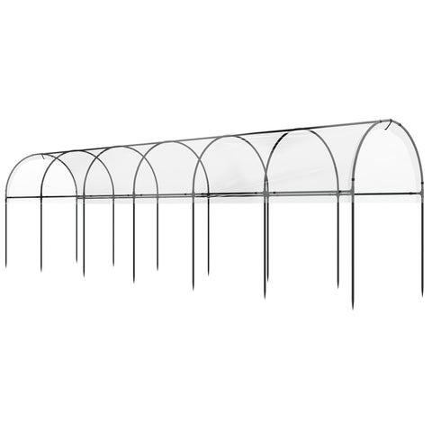 Rootz Greenhouse for Tomatoes - Plant Shelter - Garden Structure - Protects Plants - 600cm x 123cm x 171cm