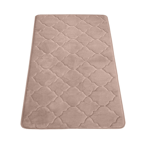 Memory Foam Bath Mat – Soft & Durable – Embossed Pattern – Relaxation Upgrade