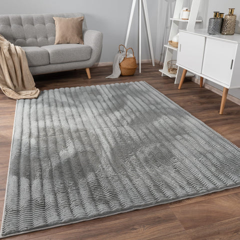 Soft Deep-Pile Rug – Modern Patterns – Durable, Easy to Clean – 100% Polyester