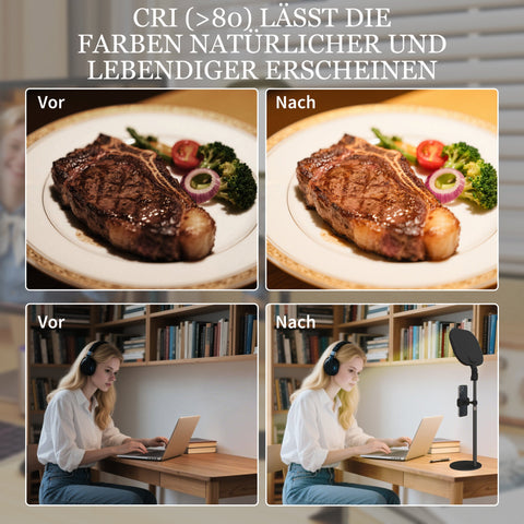 Rootz LED Night Lamp - Bedside Lamp - Adjustable Table Lamp - Memory Function - Black Metal - 23cm x 23cm x 65cm