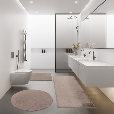 Shaggy Bath Mat – Soft High-Pile Comfort – Non-Slip – Washable Polyester