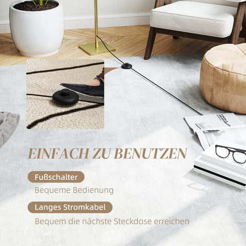 Rootz Spiral Standing Lamp - Floor Lamp - Mood Light - Efficient Lighting - 20.5 x 20.5 x 146cm - Gold