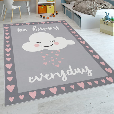 Motivational Kids Rug – Soft, Washable & Durable – Fun Inspirational Quotes