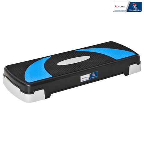 Rootz 3-Height Adjustable Stepper - Fitness Step - Exercise Stepper - Non-Slip Surface - 80cm x 31cm x 20cm