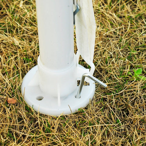 Rootz Garden Pavilion Party Tent - Outdoor Canopy - Event Shelter - Robust Frame - Water-Repellent Roof - Easy Transport - 270cm x 270cm x 245cm