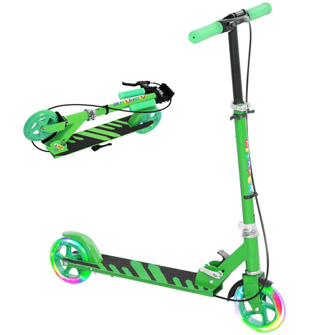 Rootz Children's Scooter - Kick Roller - Foldable Scooter - Adjustable Height - 73x36x73-89 cm