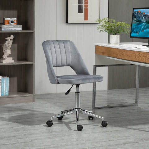 Rootz Height Adjustable Desk Chair - Swivel Office Chair - Work Chair - Ergonomic Comfort - 49 x 60 x 79-91 cm, Dark Gray