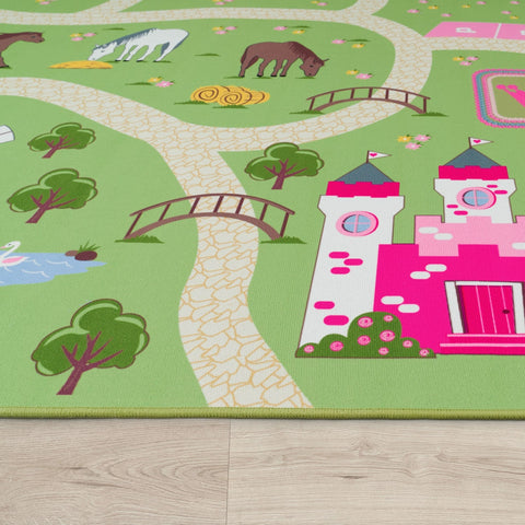 Children's Play Rug – Classic Street Map – Soft, Durable & Easy-Clean – Kids Room