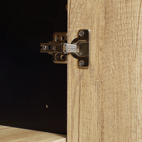 Rootz Buffet Kitchen Cabinet - Sideboard - Storage Unit - Adjustable Shelves - 75cm x 35cm x 175cm