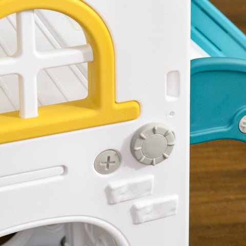 Rootz Children's Slide 4-in-1 - Toddler Slide - Playset with Basketball Basket & Telescope - Safe & Multifunctional - 70cm x 177cm x 92cm