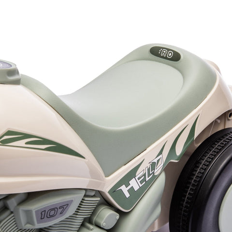 Rootz Toddler Ride-On Motorcycle - Bubble Car - Music Car - Promotes Walking - 80cm x 35.5cm x 42cm