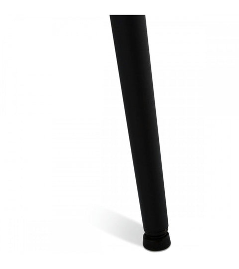 Rootz Dining Chair - Modern Dining Chair - Comfortable Seating - Faux Leather - Durable Metal Legs - Easy to Clean - 62cm x 57cm x 84cm