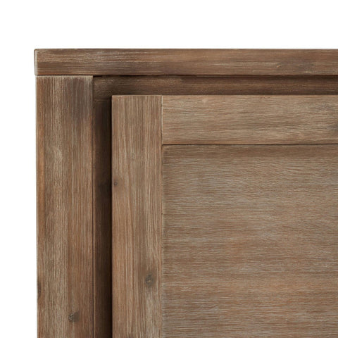 Rootz Sideboard - Storage Cabinet - Buffet Table - Solid Acacia Wood & MDF - Ample Storage, Durable, Stylish Design - 180cm x 45cm x 85cm