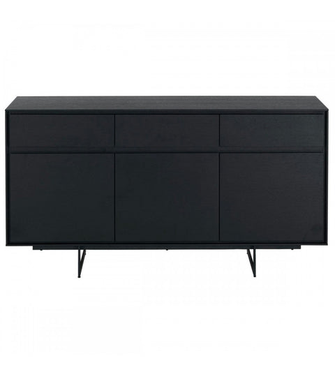 Rootz Sideboard - Storage Cabinet - Buffet Table - Enhanced Storage Solutions - Soft Closing System - Durable Construction - 155cm x 45cm x 85cm