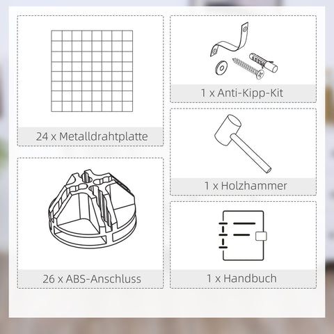 Rootz Metal Cube Shelf - Dice Cabinet - Modular Storage - Flexible Design - 109L x 37B x 109H cm - Black