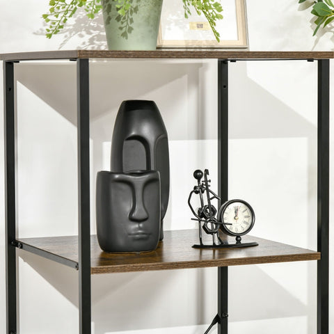 Rootz Freestanding Storage Shelf - Dresser - Clothing Rack - Organizer - Industrial Style - 44cm x 40cm x 155cm