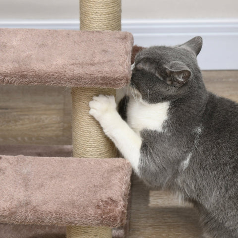 Rootz Pet Staircase - Cat Climbing Steps - Kitty Play Tower - Helps Reach High Areas - Compact & Portable - Sturdy Design - 45cm x 40cm x 48cm