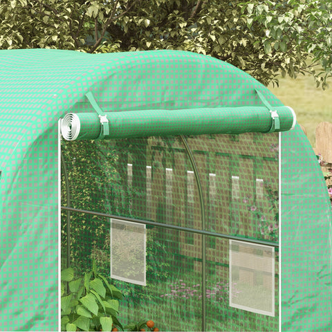 Rootz Garden Tunnel Greenhouse - Plant Protector - Outdoor Greenhouse - UV Resistant - 4m x 2m x 2.05m