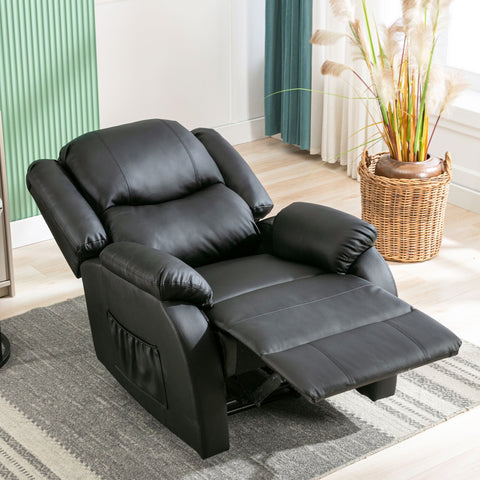 Rootz Recliner with Footrest - Armchair - Lounge Chair - Ultimate Comfort - 80cm x 90cm x 100cm