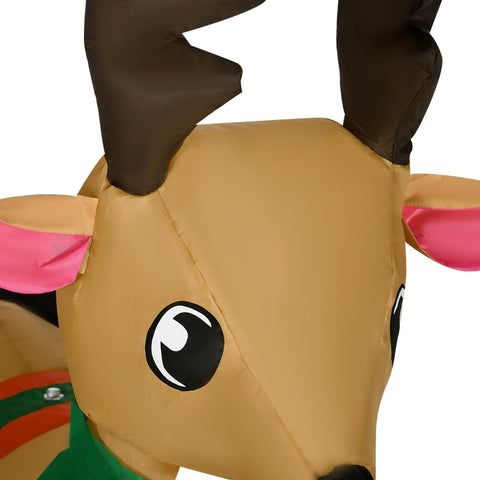 Rootz Christmas Decoration - Holiday Decor - Festive Ornament - Weatherproof & Waterproof - 190cm x 72cm x 122cm