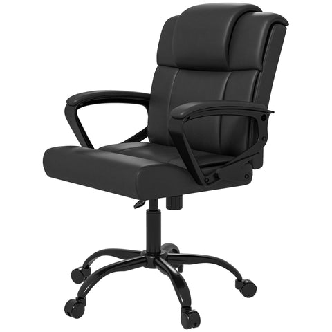 Rootz Ergonomic Office Chair - Swivel Chair - Adjustable Desk Chair - Comfortable Seating - 61cm x 63cm x 92-102cm