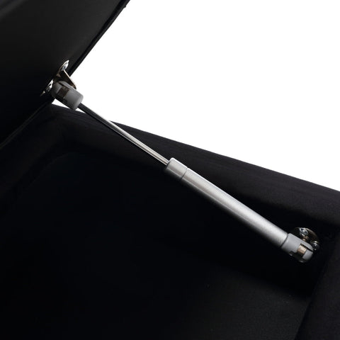 Rootz Modern Storage Bench - Upholstered Velvet Seat - Minimalist Furniture - Ample Storage Space - 111cm x 35cm x 44.5cm