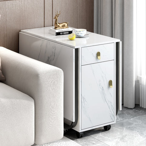 Rootz Foldable Dining Table - Convertible Table - Multi-Use Table - Elegant Design - 150cm x 80cm x 76cm